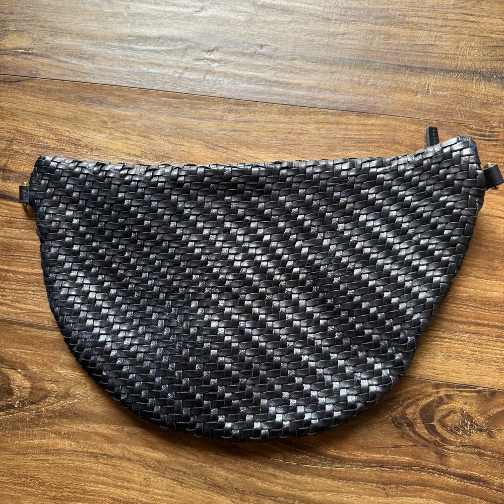 Clare V. Grande Fanny Black Woven NO STRAP - Picture 6 of 13